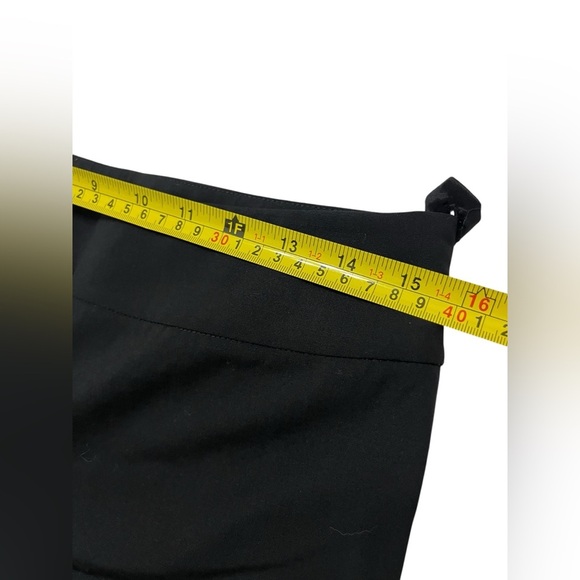 Lafayette 148 Virgin Wool Blend Elegant Black Women's Straight Leg Pants Sz 4 - Picture 8 of 9